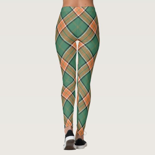 Clan Pollock Tartan Leggings (Achterkant)
