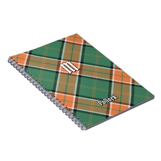 Clan Pollock Tartan Notitieboek (Rechterzijde)