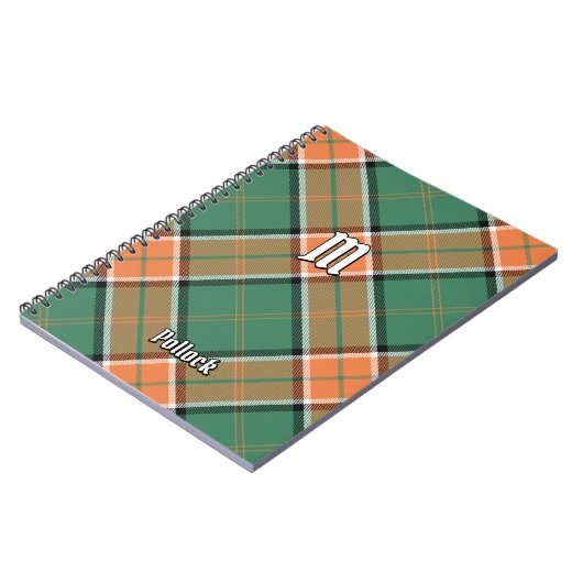 Clan Pollock Tartan Notitieboek (Linkerzijde)