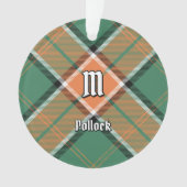 Clan Pollock Tartan Ornament (voorkant)