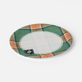Clan Pollock Tartan Paper Borden Papieren Bordje (Gekanteld)