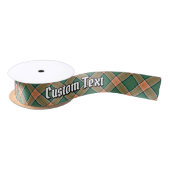 Clan Pollock Tartan Satin Ribbon Satijnen Lint (Spoel)