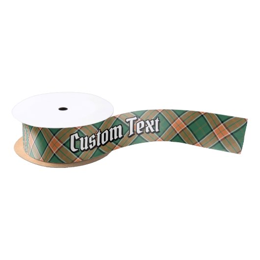 Clan Pollock Tartan Satin Ribbon Satijnen Lint (Spoel)