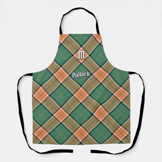 Clan Pollock Tartan Schort (Voorkant)