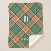 Clan Pollock Tartan Sherpa Blanket Deken (Voorkant)
