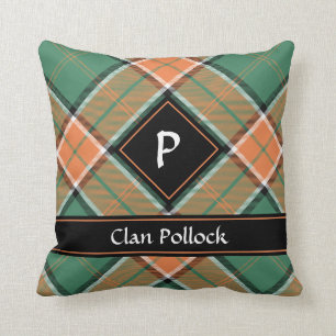 Clan Pollock Tartan Sierkussen