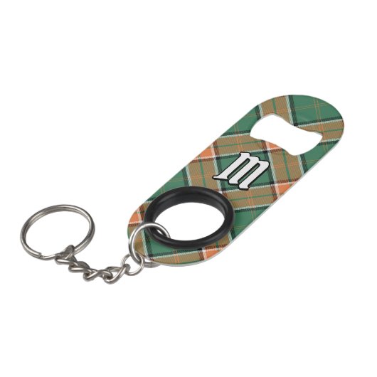 Clan Pollock Tartan Sleutelhanger Bottle Open Mini Flessenopener (Voorkant Gekanteld)