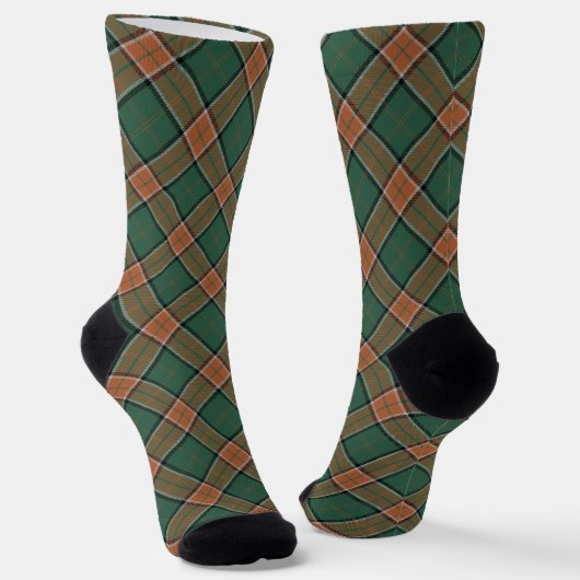 Clan Pollock Tartan Sokken (Gebogen)