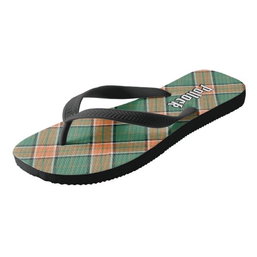 Clan Pollock Tartan Teenslippers (Schuin)