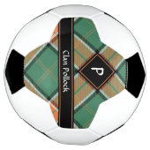 Clan Pollock Tartan Voetbal (Gedraaid)