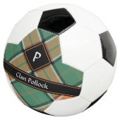 Clan Pollock Tartan Voetbal (Drie kwart)