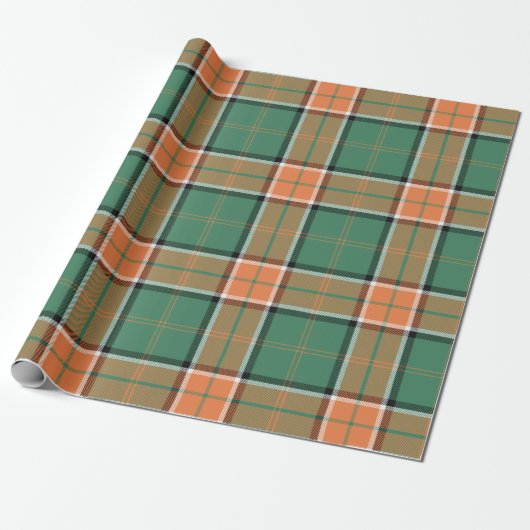 Clan Pollock Tartan Wrapping Paper Cadeaupapier (Uitgerold)