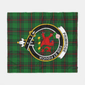 Clan Primrose Tartan Pset Fleece Deken (Voorkant (Horizontaal))