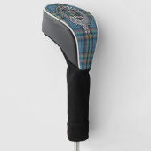 Clan Ralston Crest & Tartan Golfheadcover (Schuin)