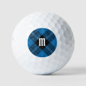 Clan Ramsay Blauwe Jacht-Tartan Golfballen (Voorkant)