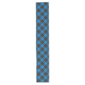 Clan Ramsay Blauwe Jacht Tartan Lange Tafelloper (Voorkant)