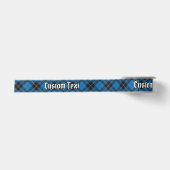 Clan Ramsay Blauwe Jacht Tartan Satijnen Lint (Voorkant)