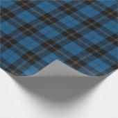 Clan Ramsay Blue Hunting Scottish Tartan Cadeaupapier (Hoek)