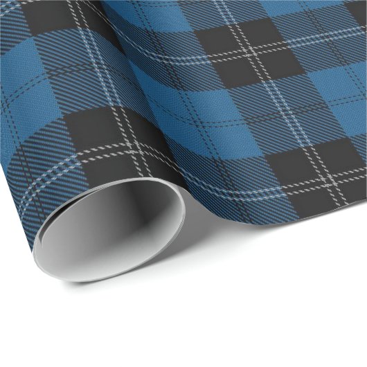 Clan Ramsay Blue Hunting Scottish Tartan Cadeaupapier (Rol Hoek)