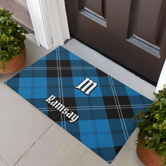 Clan Ramsay Blue Hunting Tartan Deurmat