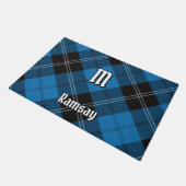 Clan Ramsay Blue Hunting Tartan Deurmat (Schuin)