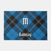 Clan Ramsay Blue Hunting Tartan Deurmat (Voorkant)