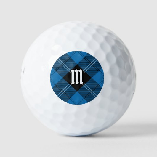 Clan Ramsay Blue Hunting Tartan Golfballen (Voorkant)