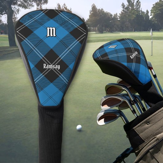 Clan Ramsay Blue Hunting Tartan Golfheadcover