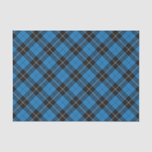 Clan Ramsay Blue Hunting Tartan Tissuepapier (Voorkant)