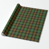 Clan Ramsay Oranje Hunting Scottish Tartan Cadeaupapier (Uitgerold)