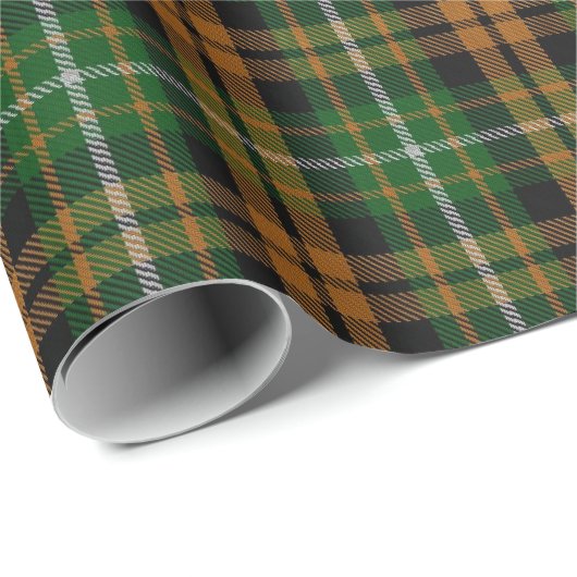 Clan Ramsay Oranje Hunting Scottish Tartan Cadeaupapier (Rol Hoek)