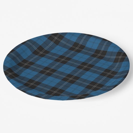 Clan Ramsay Ramsey Blue Hunting Tartan Papieren Bordje (Gekanteld)