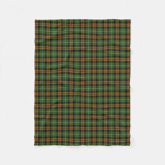Clan Ramsay Ramsey Oranje Hunting Tartan Fleece Deken (Voorkant)