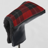 Clan Ramsay Ramsey Red Black Tartan Pset Golfheadcover (3/4 voorkant)