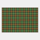 Clan Ramsay Red Blue en Oranje jachttartan Inpakpapier Vel (Voorkant 3)