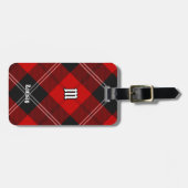Clan Ramsay Red Tartan Bagagelabel (Voorkant horizontaal)
