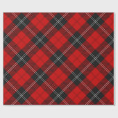 Clan Ramsay Red Tartan Cadeaupapier (Vlak)