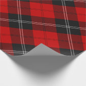 Clan Ramsay Red Tartan Cadeaupapier (Hoek)