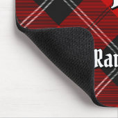 Clan Ramsay Red Tartan Muismat (Hoek)