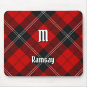 Clan Ramsay Red Tartan Muismat (Voorkant)