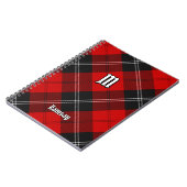 Clan Ramsay Red Tartan Notitieboek (Linkerzijde)
