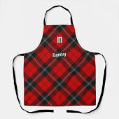 Clan Ramsay Red Tartan Schort (Voorkant)