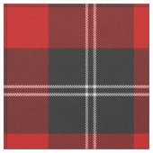 Clan Ramsay Red Tartan Stof (Close Up)