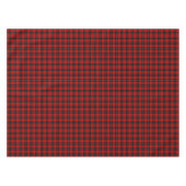 Clan Ramsay Rood, Zwart en Wit Schots Tartan Tafelkleed (Voorkant (Horizontaal))