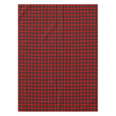 Clan Ramsay Rood, Zwart en Wit Schots Tartan Tafelkleed (Voorkant)