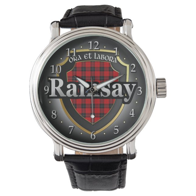 Clan Ramsay Scotland Celebration Watch Horloge (Voorkant)