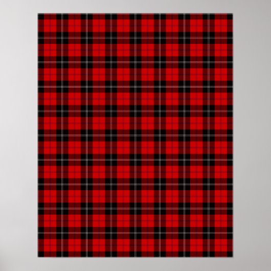 Clan Ramsay Tartan Poster (Voorkant)