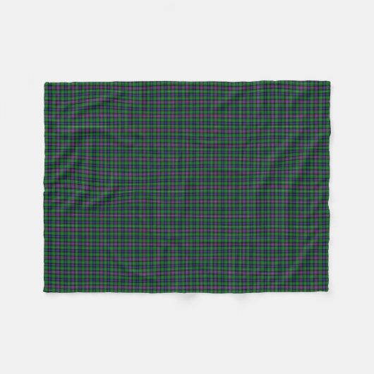 Clan Rankine Tartan Fleece Deken (Voorkant (Horizontaal))