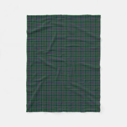 Clan Rankine Tartan Fleece Deken (Voorkant)
