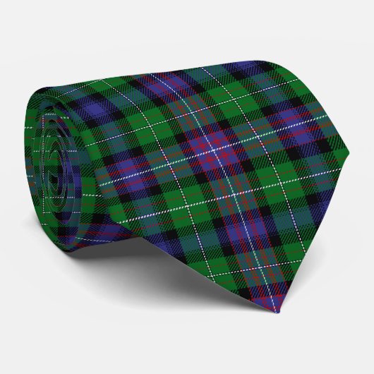 Clan Rankine Tartan Stropdas (Opgerold)